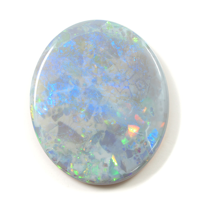 天然ルース　ブラックオパール5.1ct 遊色　虹色　カボションカット　裸石