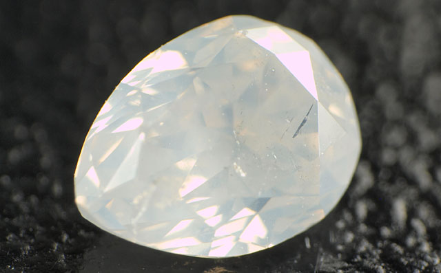 天然ホワイトダイヤモンド ルース(裸石) 0.196ct, Fancy White 