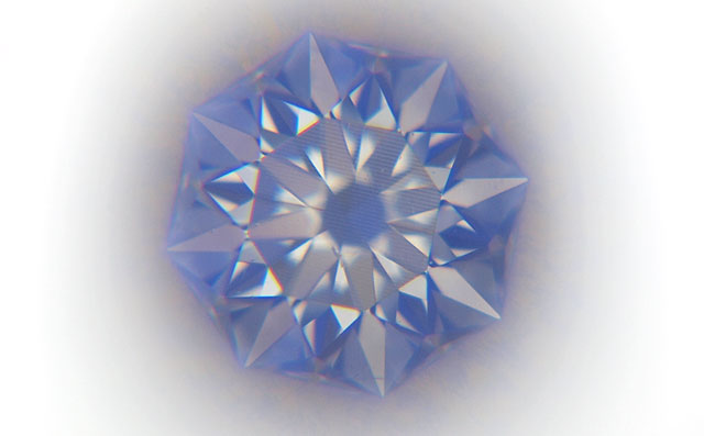 八角形天然ダイヤモンド ルース(裸石) 0.205ct, Eカラー, VVS2, ハート ...