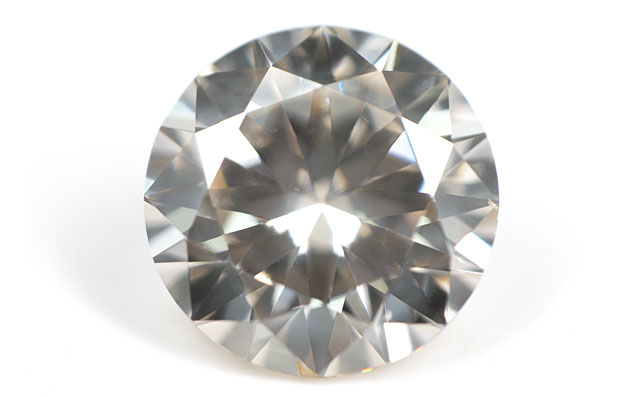 M (Faint Brown) カラー 】 天然ダイヤモンド ルース(裸石) 0.413ct ...
