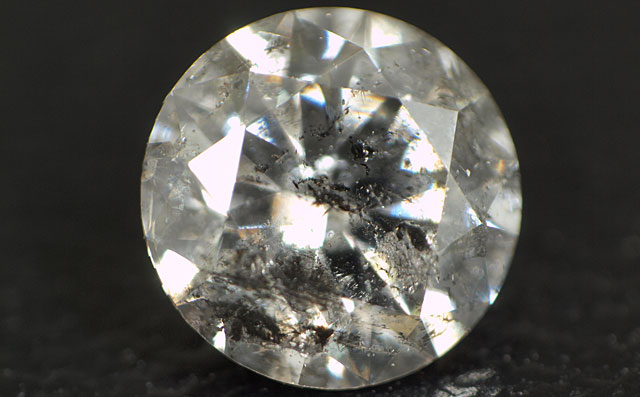 天然グレーダイヤモンド ルース(裸石) 0.328ct, Light Gray (ライト グレー), I-3  【中央宝石研究所ソーティング袋付】【送料無料】