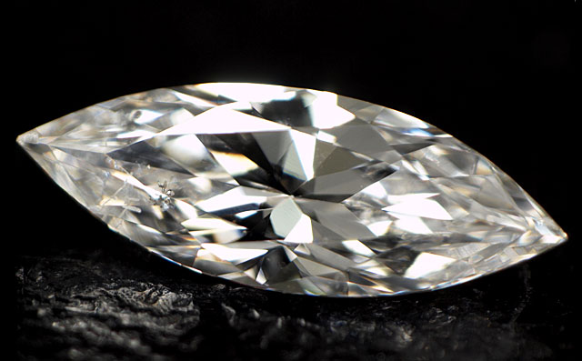 天然ダイヤモンド ルース(裸石) 0.263ct, Dカラー, SI-1, マーキース
