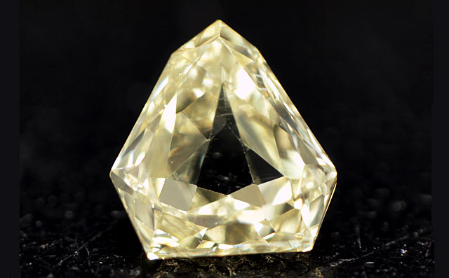 0.342 ct F.Grn-ish Yellow 天然 イエロー ダイヤモンド