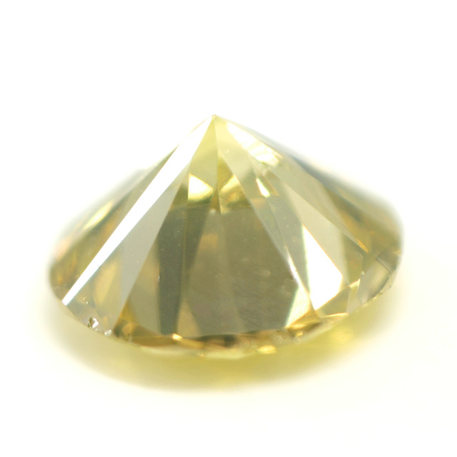 イエローダイヤモンド(トリーテッド) ルース(裸石) 0.067ct, Fancy