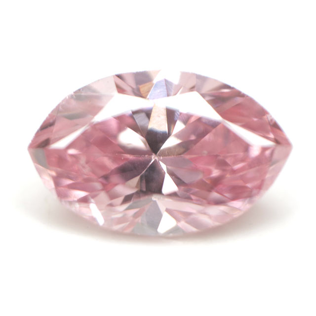 天然ピンクダイヤモンド ルース(裸石) 0.08ct(GIA),Fancy Vivid Pink ...