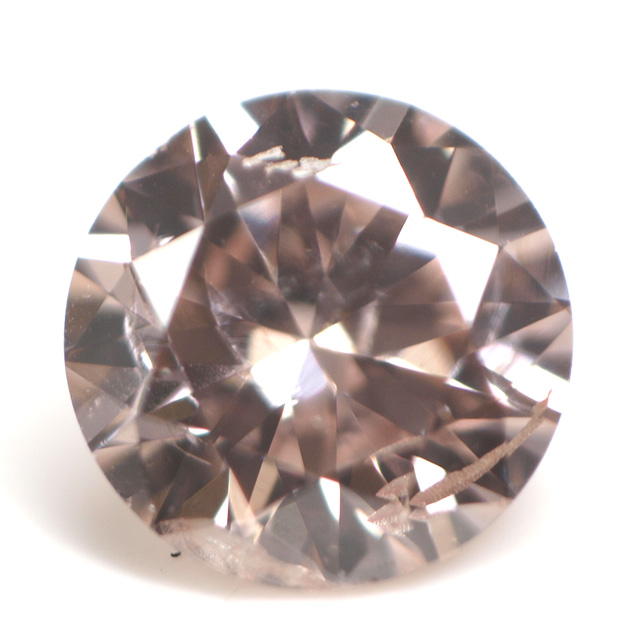 天然ピンクダイヤモンド ルース(裸石) 0.056ct, Fancy Light