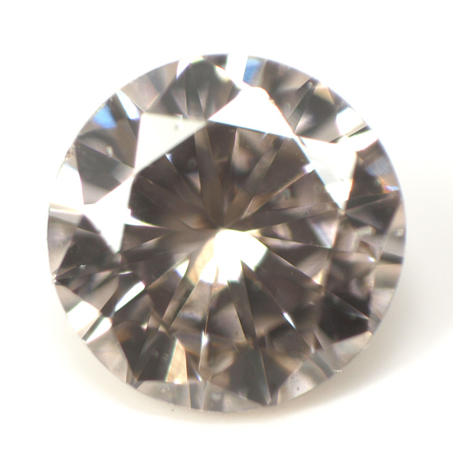 ライトブラウン　ダイヤモンド　ルース　0.639ｃt　ソーティング付き資産