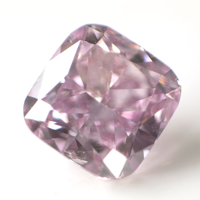 天然パープルダイヤモンド ルース ( 裸石 ) 0.109ct, Fancy Intense