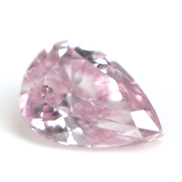 天然ピンクダイヤモンド ルース (裸石) 0.064ct, Fancy Purplish